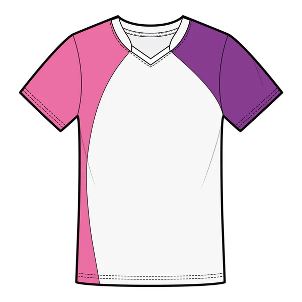 Top Tshirt Κοντομάνικο Shirt Αθλητικά Ρούχα Bowling Φορούν Τένις Φθορά — Φωτογραφία Αρχείου