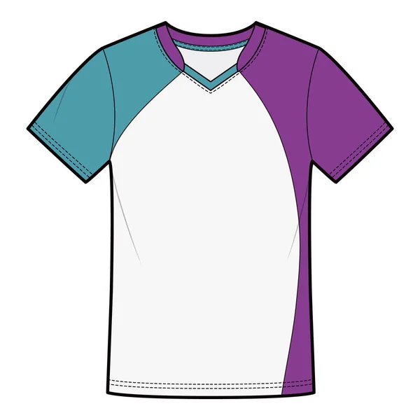 Top Tshirt Short Slep Tee Sportswear Bowling Wearing Tennis Wear — 스톡 사진