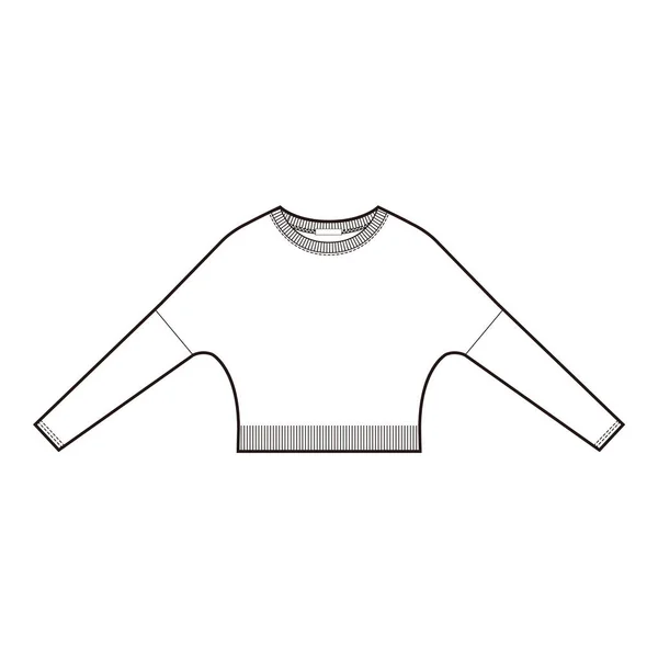 Tröja Tröja Tee Långärmad Tee Top Shirt — Stockfoto