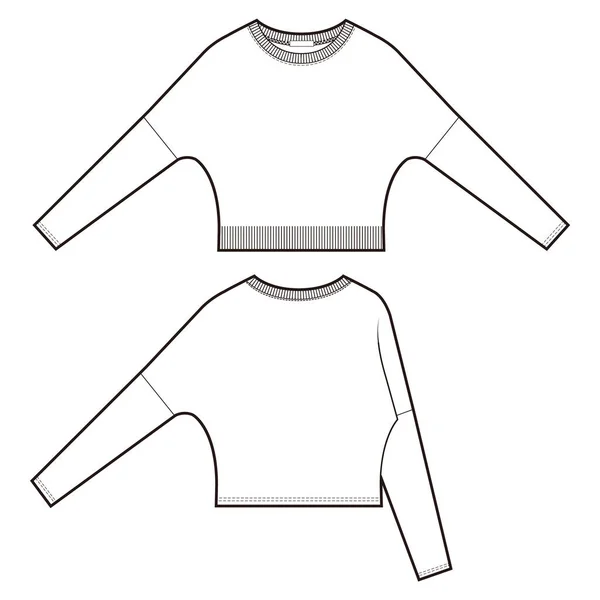 Sweatshirt Sweater Tee Long Sleeved Tee Top Shirt — Stock Photo, Image