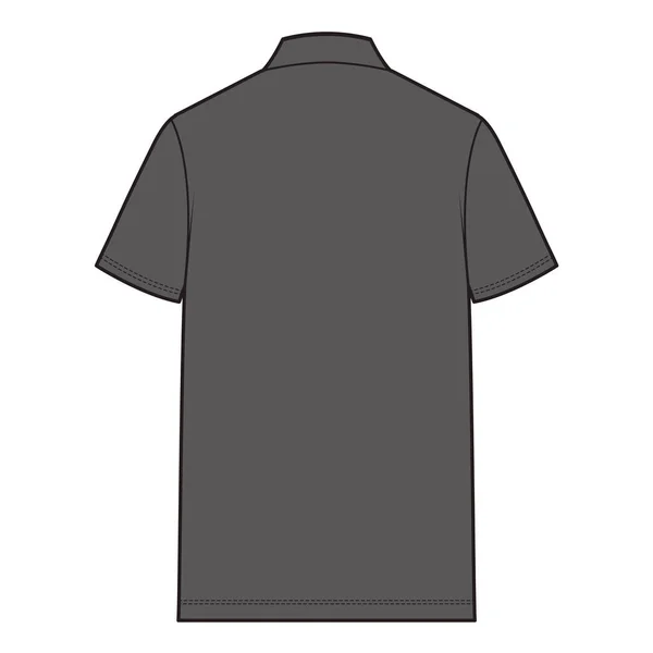 Koszulki Polo Tee Top Moda Płaski Szkic — Zdjęcie stockowe