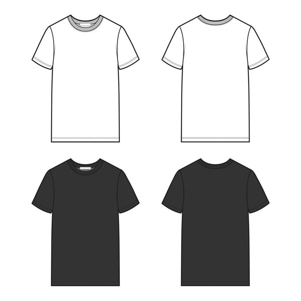  Короткий рукав Tee Top fashion flat