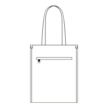 Taşıma çantası, Cross düz taslak.