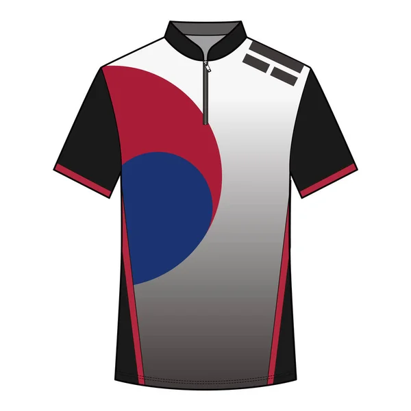 Top Shirt Manches Courtes Shirt Sportwear Bowling Tennis Wear Soccer — Photo