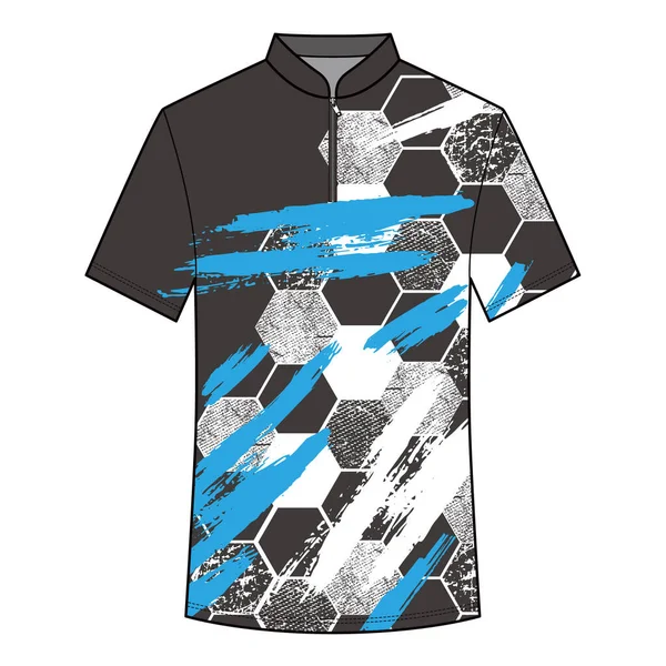 Top Tshirt Manga Curta Sportswear Bowling Desgaste Tênis Desgaste Futebol — Fotografia de Stock