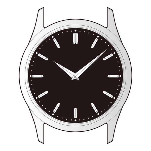 钟表时间Bezel手表案 — 图库照片#