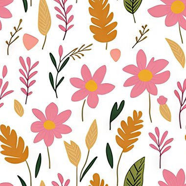 Kusursuz Desenli Özellikler Soyut Hayvan Çiçek Geometrik Kabile Tasarımı