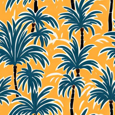 Kusursuz Desenli Özellikler Soyut Hayvan Çiçek Geometrik Kabile Tasarımı