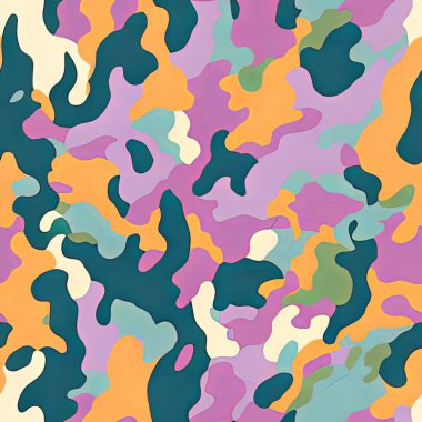 Kusursuz Desenli Özellikler Soyut Hayvan Çiçek Geometrik Kabile Tasarımı