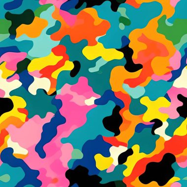 Kusursuz Desenli Özellikler Soyut Hayvan Çiçek Geometrik Kabile Tasarımı