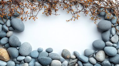 Sahilde taşlar ve kayalar