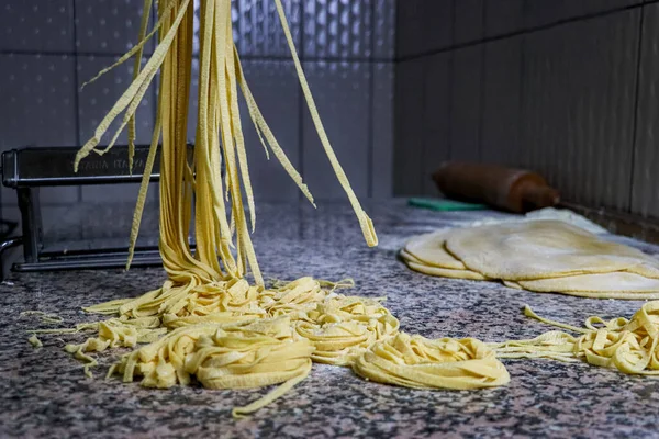 Pasta Italiana Pasta Italiana Cocina Parmesana Comida Italiana — Foto de Stock