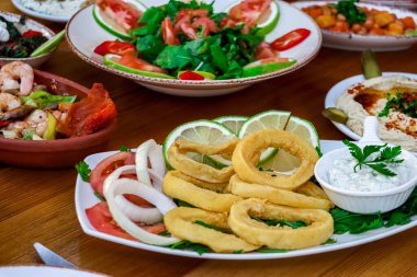 Aperatif Türk yemekleri Türk mutfağı yemekleri. 
