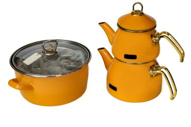 Mutfak aletleri tencere çaydanlık