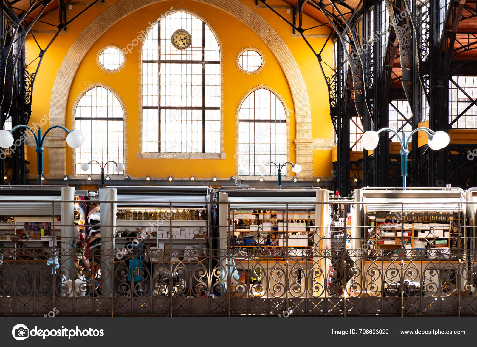 Hungary Budapest March 2024 Image Captures Lively Interior Renowned