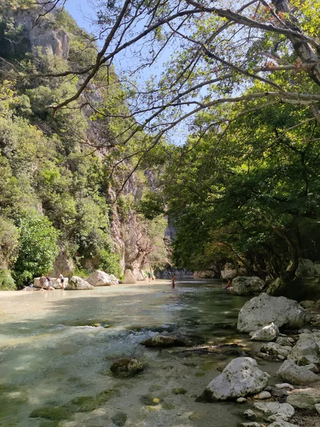 stock image Acherontas river exploring Greece holidays mood summer traveling amazing Greek nature scape background in high quality big size print