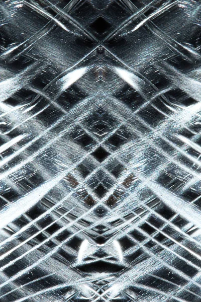 Illúzió Színes Alumínium Lombozat Pszichedelikus Design Fényes Történetek Modern Tech — Stock Fotó