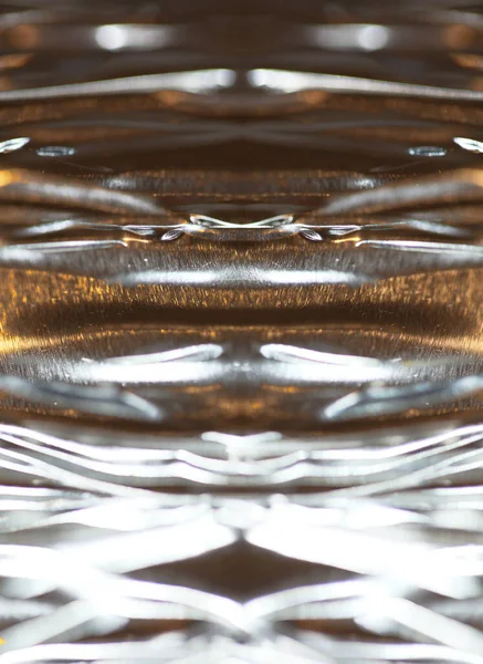 Ψευδαίσθηση Πολύχρωμο Φύλλωμα Αλουμινίου Ψυχεδελικό Σχεδιασμό Γυαλιστερές Ιστορίες Σύγχρονη Τεχνολογία — Φωτογραφία Αρχείου