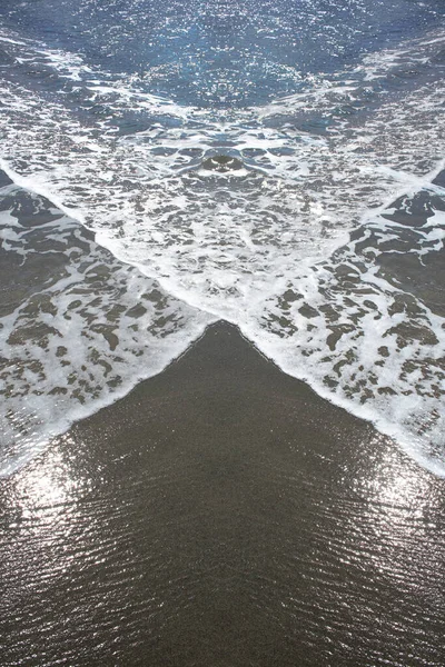 Διπλά Κύματα Close Αφηρημένα Σχέδια Καλοκαιρινές Διακοπές Διάθεση Σύγχρονη Μακροεντολή — Φωτογραφία Αρχείου