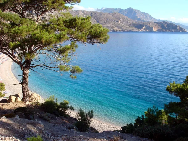 Karpathos Grecia Lunes Julio 2019 Explorar Increíble Isla Griega Vacaciones —  Fotos de Stock
