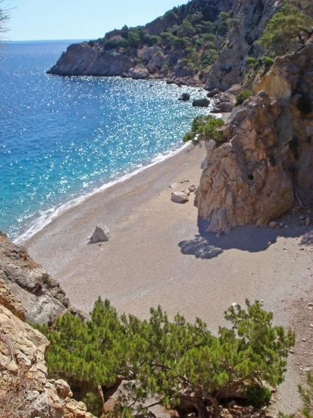 2019年7月2日 星期一探索令人惊奇的希腊岛屿暑假旅行背景墙纸精印产品 — 图库照片