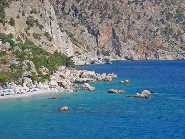 Карпатос Греция Понедельник Июль 2019 Изучение Удивительные Греческие Острова Летние — стоковое фото