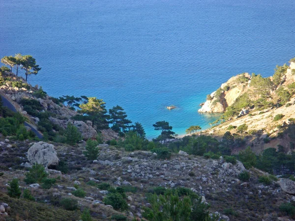 カルパトス ギリシャ 月曜日2 7月2019素晴らしいギリシャの島を探索夏休み旅行の背景壁紙ファインプリント製品 — ストック写真