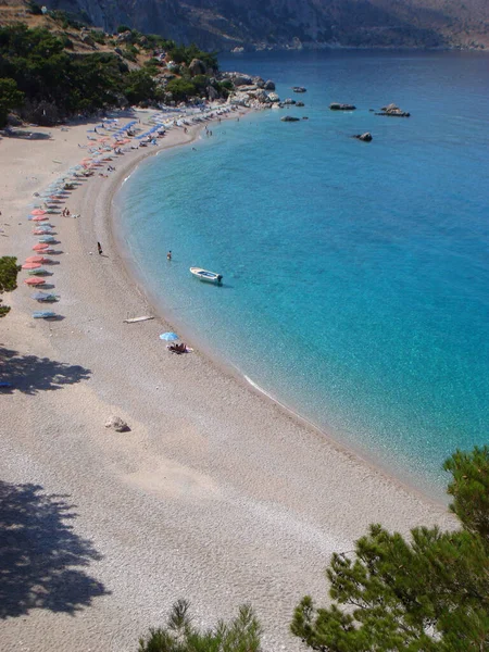 カルパトス ギリシャ 月曜日2 7月2019素晴らしいギリシャの島を探索夏休み旅行の背景壁紙ファインプリント製品 — ストック写真