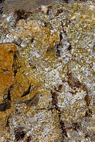 Sea Rocks Close Nature Background High Quality Metal Prints Summer — Stock Photo, Image