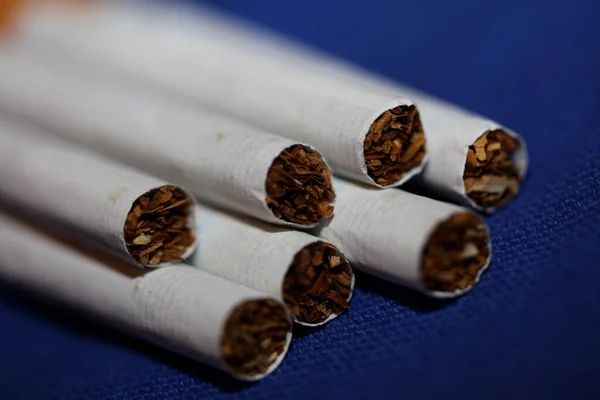 Pakket Sigaretten Close Achtergrond Roken Verslaafde Tabaksindustrie Neonicotinoïden Stoppen Roken — Stockfoto