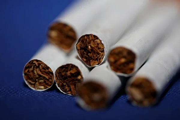 Πακέτο Τσιγάρα Close Φόντο Καπνιστής Βιομηχανία Καπνού Neonicotinoids Σταματήσει Κάπνισμα — Φωτογραφία Αρχείου