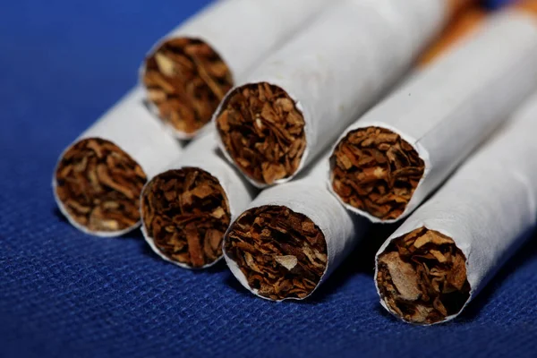 Pack Cigaretta Close Háttér Dohányzás Függő Dohányipar Neonikotinoidok Leszokni Dohányzásról — Stock Fotó