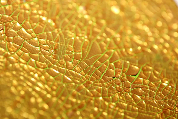 Makro Tuvale Altın Boya Dökülmüş Modern Arka Plan Yüksek Kaliteli — Stok fotoğraf