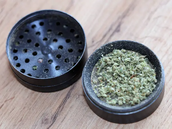 Stock image Weed black grinder close up macro medical marihuana instant stock photos images and backgrounds high quality big size printings