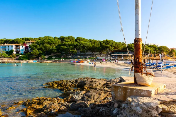 Cala Xinxell Cove Ses Illetes Majorca Balearic Islands Spain July Stock Picture