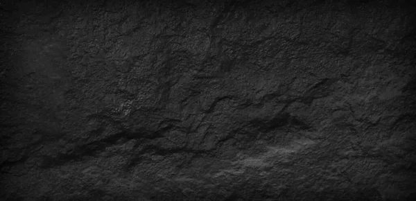 Tmavě Šedá Černá Břidlice Kámen Pozadí Nebo Textury Horizontální Tvar — Stock fotografie
