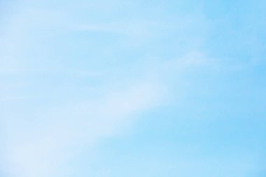 Fantastic soft white clouds against blue sky and copy space horizontal shape