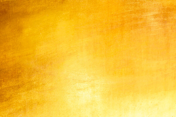Gold abstract background or texture and gradients shadow horizontal shape