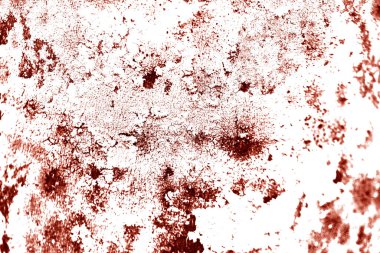 Kan dokusu veya arka plan. Cadılar Bayramı için kanlı kırmızı lekeler ile Beton duvar.