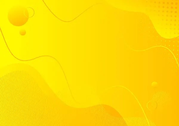 Dinamik çizgileri olan soyut sarı bir arkaplan. vektör illüstrasyonu