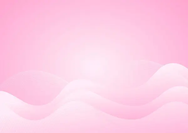 Beyaz dalgalı soyut pembe arka plan. vektör illüstrasyonu