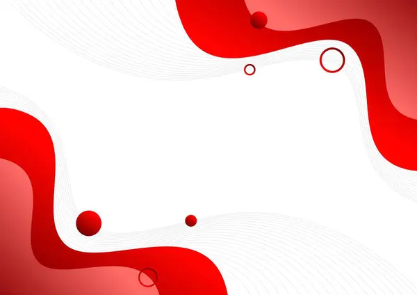 Telif uzayı olan soyut kırmızı eğimli ve beyaz arkaplan. Vektör illüstrasyonu.