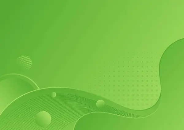 Dairesel ve yarım ton noktalı soyut yeşil eğimli arkaplan.