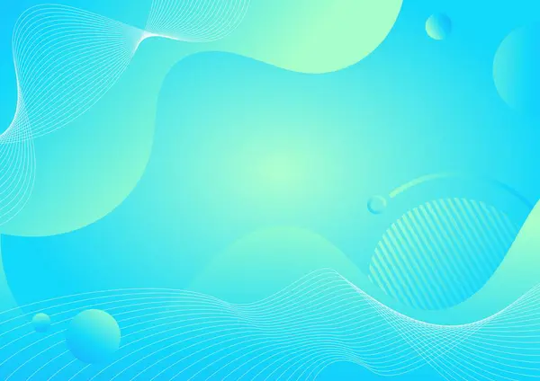 soyut açık mavi eğimli dalga ve akış çizgisi olan arkaplan