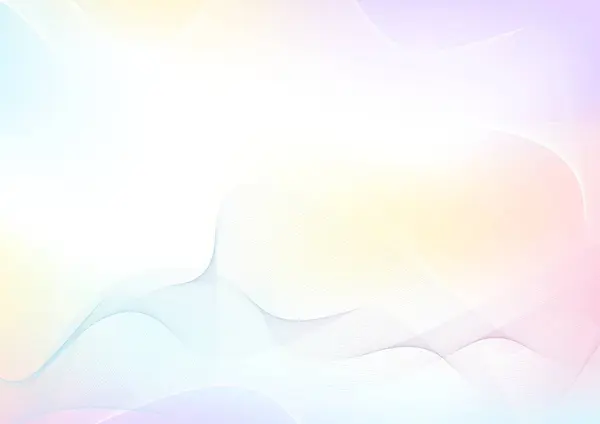 Dalga akış çizgisi olan soyut pastel renkler