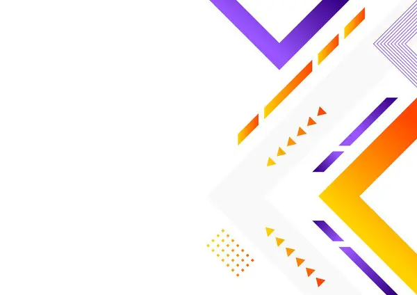 Turuncu, mor ve sarı çizgileri olan soyut geometrik arkaplan