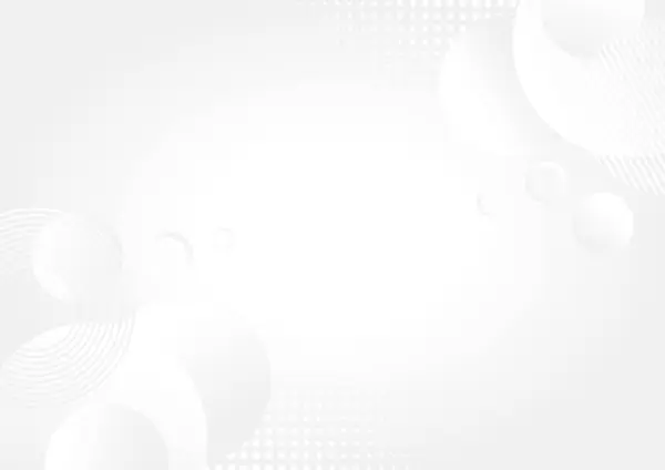 Çemberleri ve noktaları olan soyut beyaz arkaplan