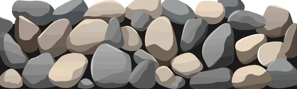 Vector texture of stones wide view