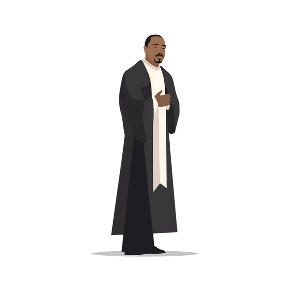 Martin Luther King Ilustração Vetorial Isolado —  Vetores de Stock