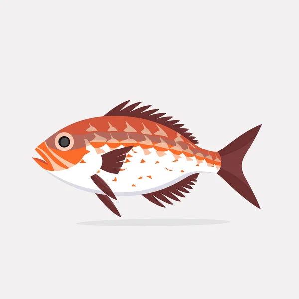 Payara Fish Fish Vector Flat Minimalistic Isolated — Stock Vector
